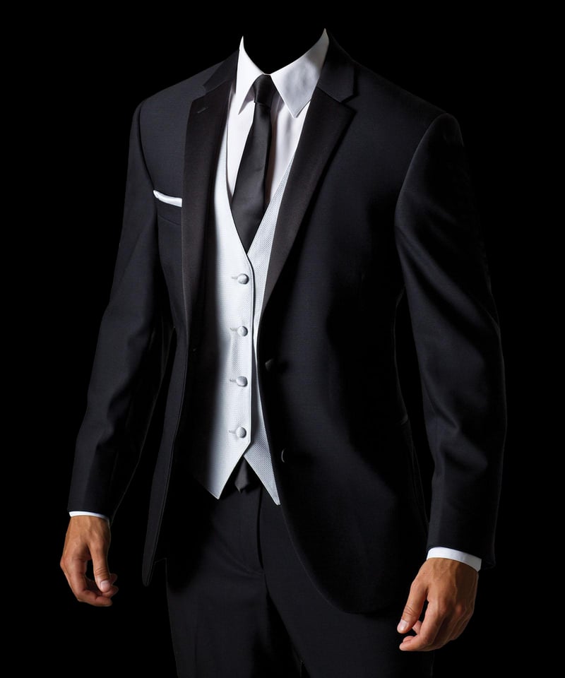 Black Tie Wedding Tuxedo